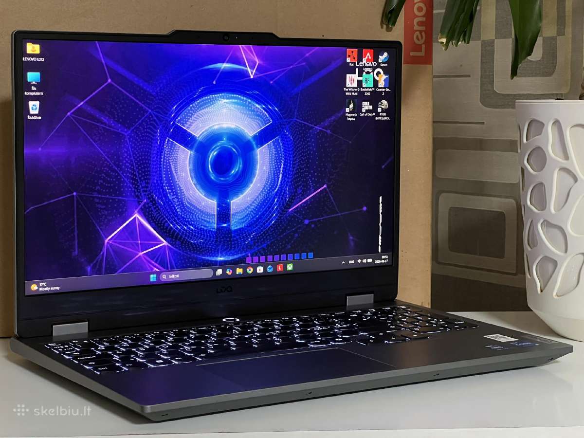 Parduodamas Lenovo Loq su Arc A530m, I5-12hx. - nuotraukos Nr. 2