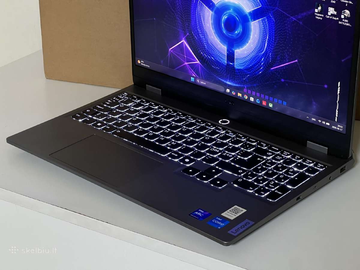 Parduodamas Lenovo Loq su Arc A530m, I5-12hx. - nuotraukos Nr. 4