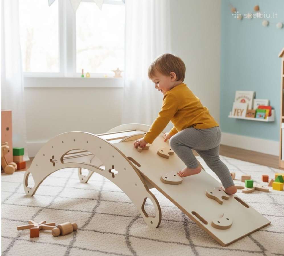 Montessori arka rockeris, tiltelis - nuotraukos Nr. 4