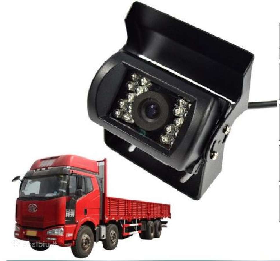 Galinio vaizdo parkavimo kamera ir LCD monitorius - nuotraukos Nr. 6