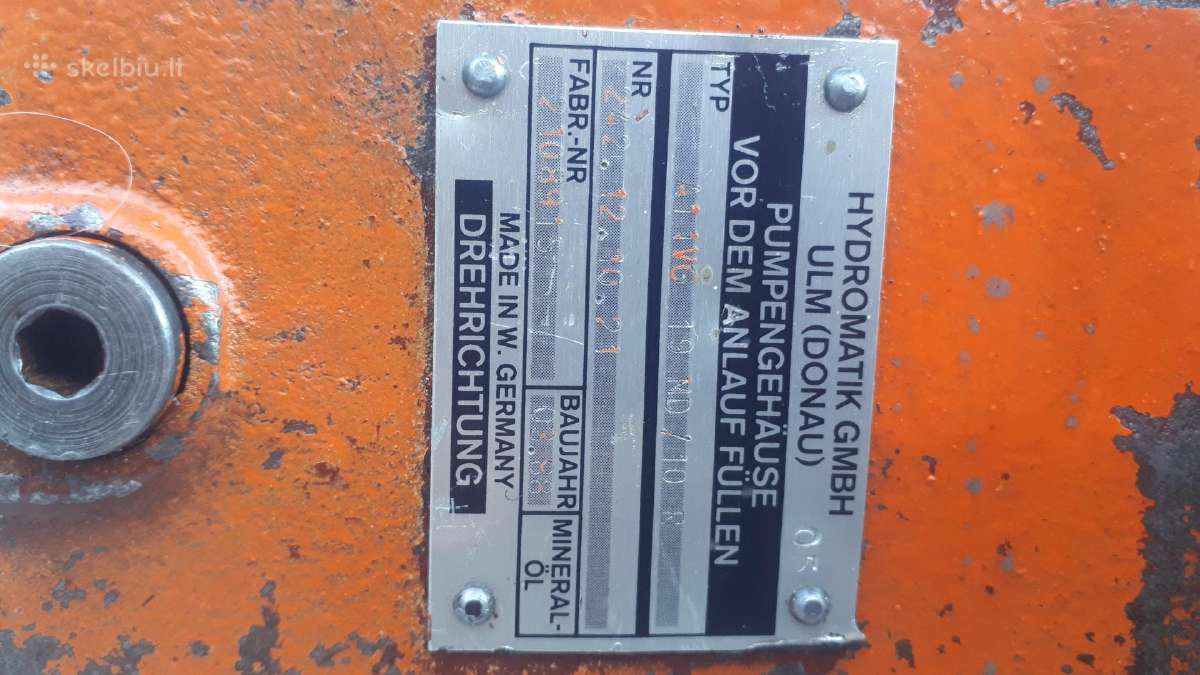 Mini krautuvo hidraulinis siurblys perku.
