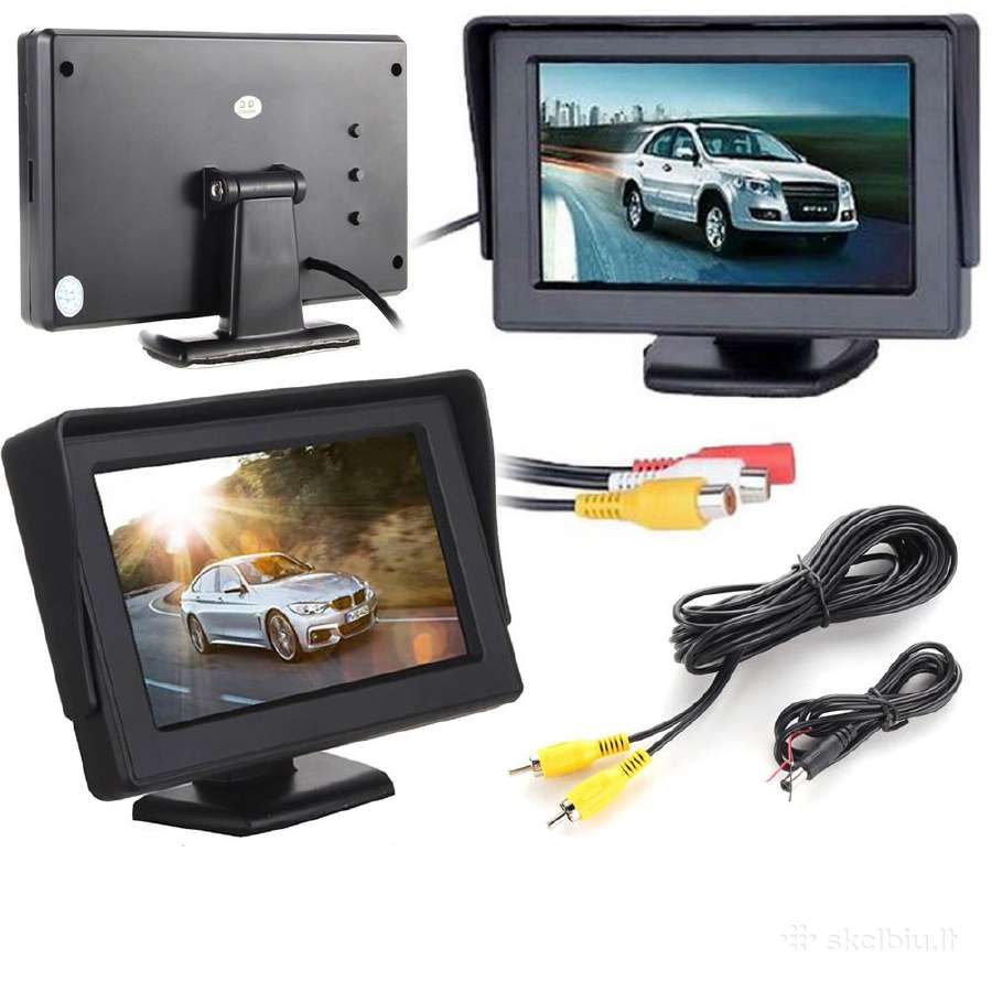 Galinio vaizdo parkavimo kamera ir LCD monitorius - nuotraukos Nr. 7