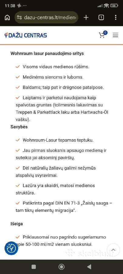Dažai - nuotraukos Nr. 3