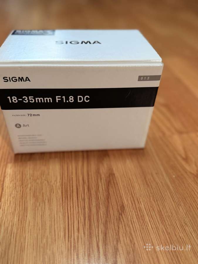 Sigma 18-35mm f/1.8 Dc Hsm Art - Canon Ef-s Fit