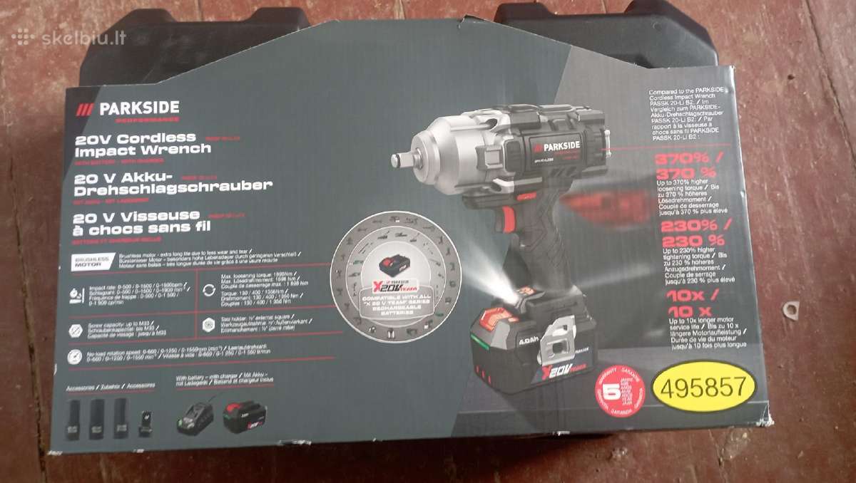 Parkside Performance suktukas Passp 20-li C4 +bate
