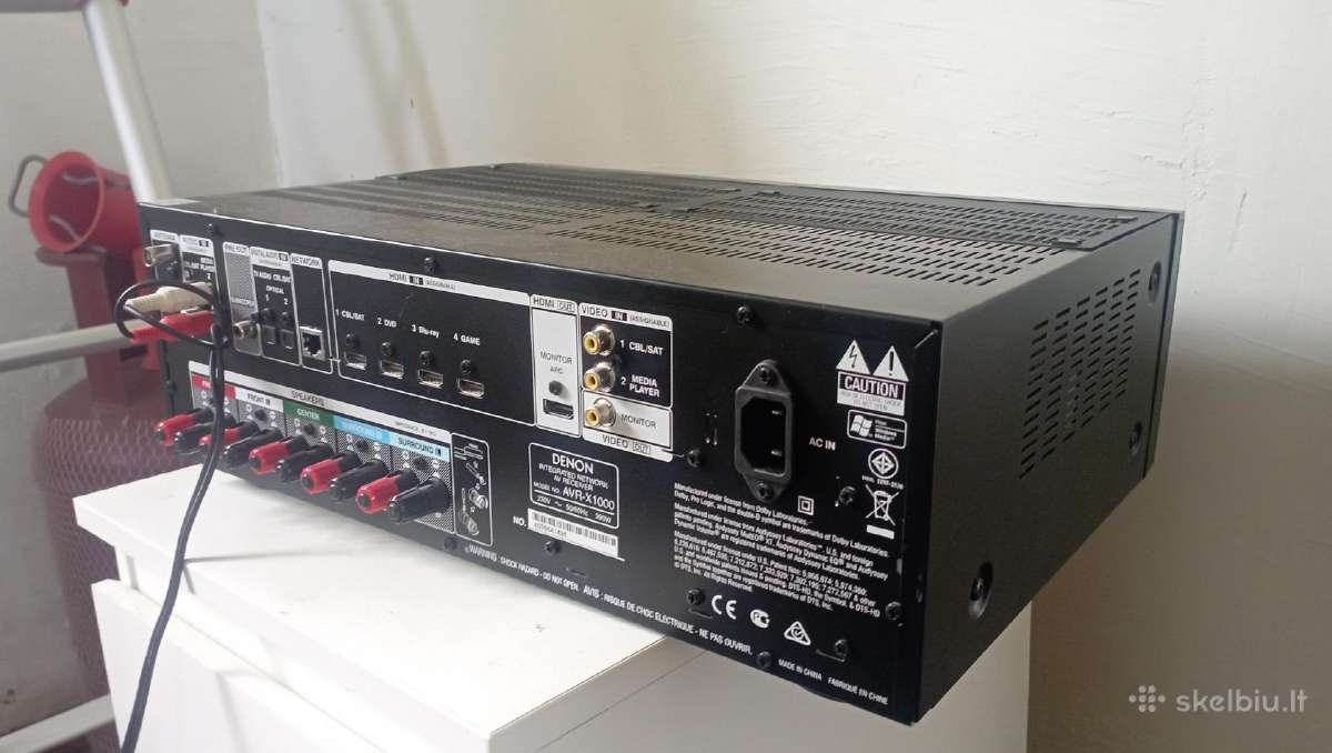 Media centras Denon Avr-x1000 - nuotraukos Nr. 2