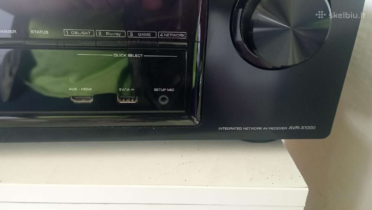 Media centras Denon Avr-x1000 - nuotraukos Nr. 3