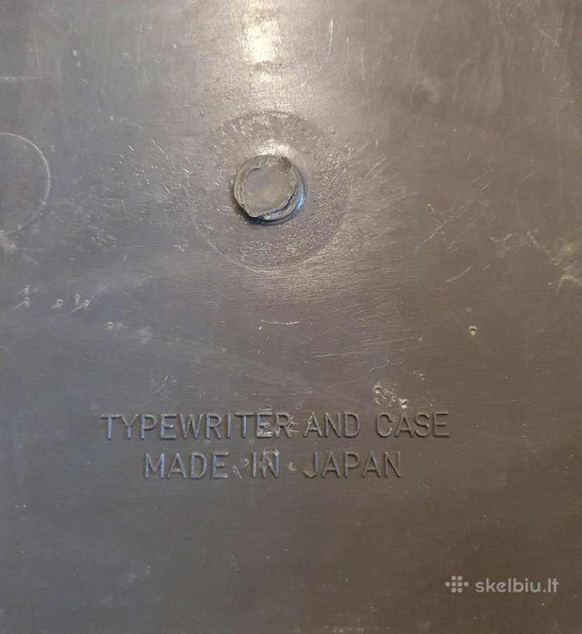 Vintažinė japoniška rašomoji mašinėlė Privileg 100 - nuotraukos Nr. 4