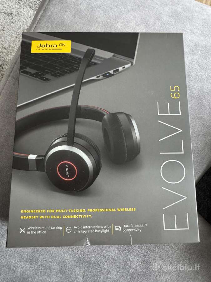 Jabra Evolve 65 belaidės ausinės