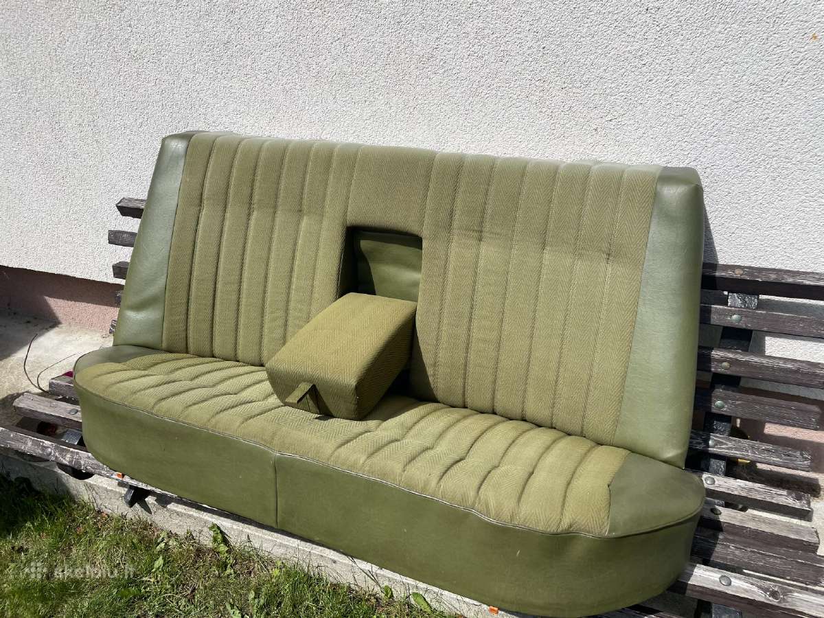 Mercedes benz w123 sedano žalios spalvos salonas - nuotraukos Nr. 6