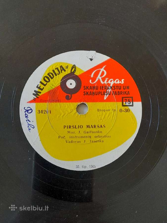Lietuviškos plokštelės 78greitis - nuotraukos Nr. 4