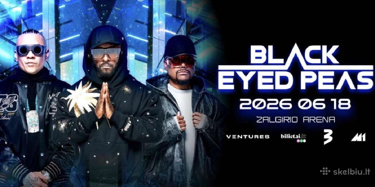 Black Eyed Peas du bilietai