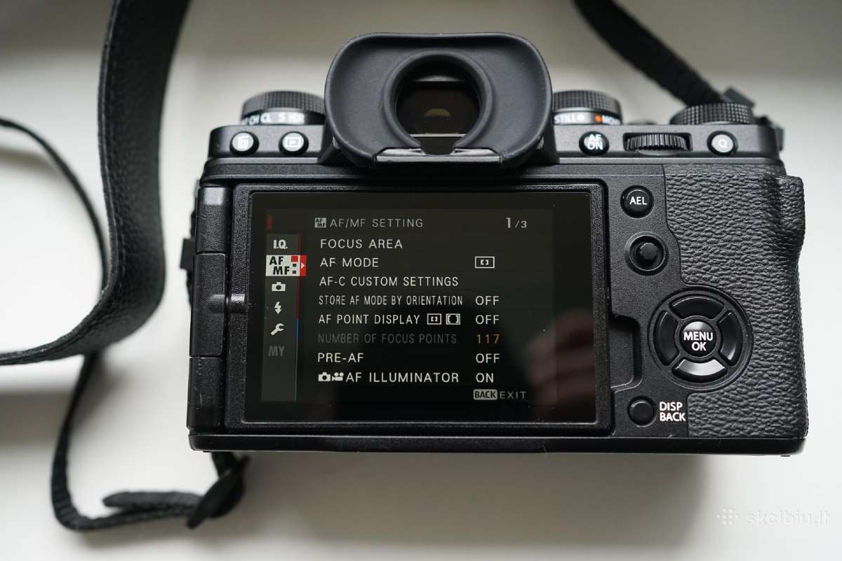 Fuji X- T4, Top