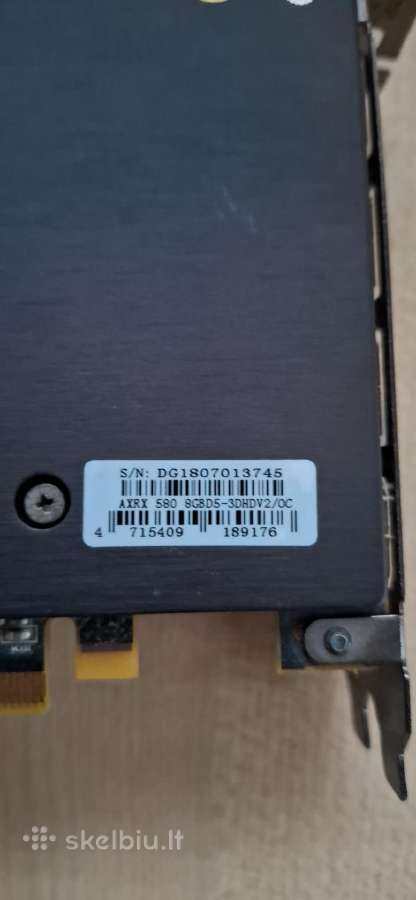 Rx 580 8gb - nuotraukos Nr. 3