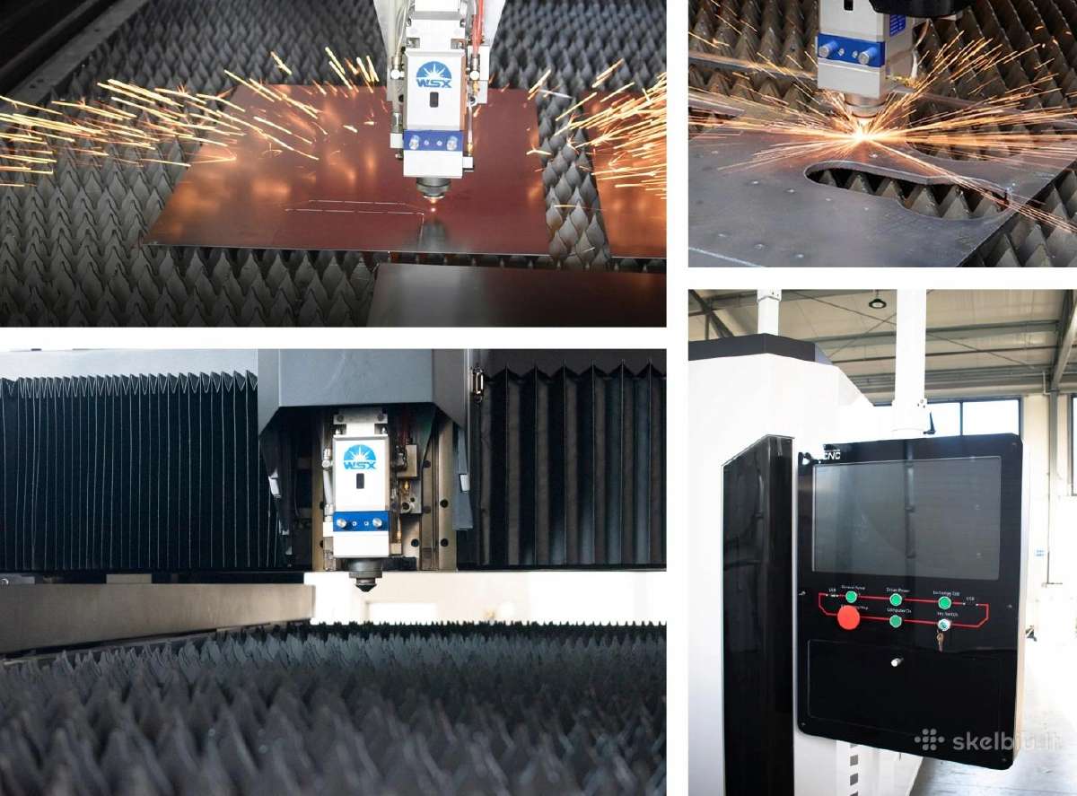 3kw Lazerinės fiber pjovimo staklės - nuotraukos Nr. 2