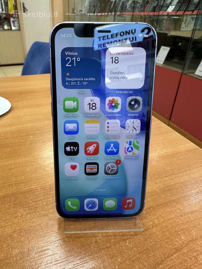Apple iPhone 12 Mini 64 GB (Naudotas)