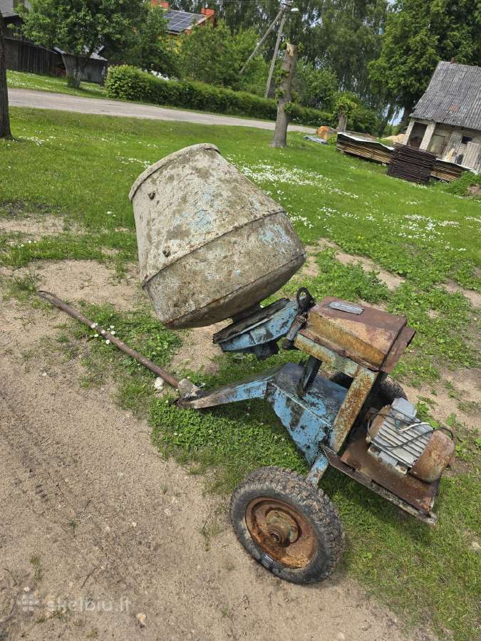 Tvirta ir galinga betono maišyklė - nuotraukos Nr. 3