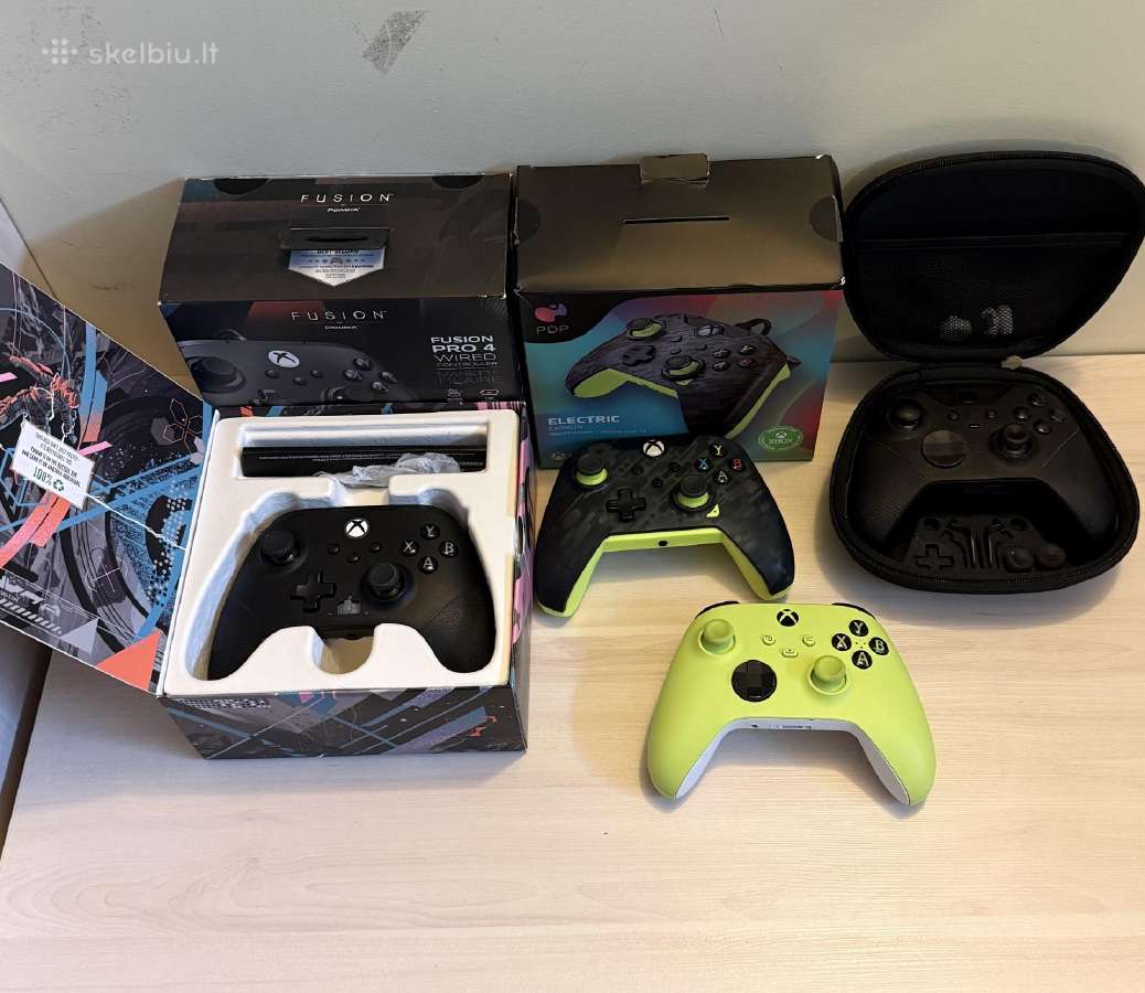 Xbox series x ir elite series 2 pulteliai