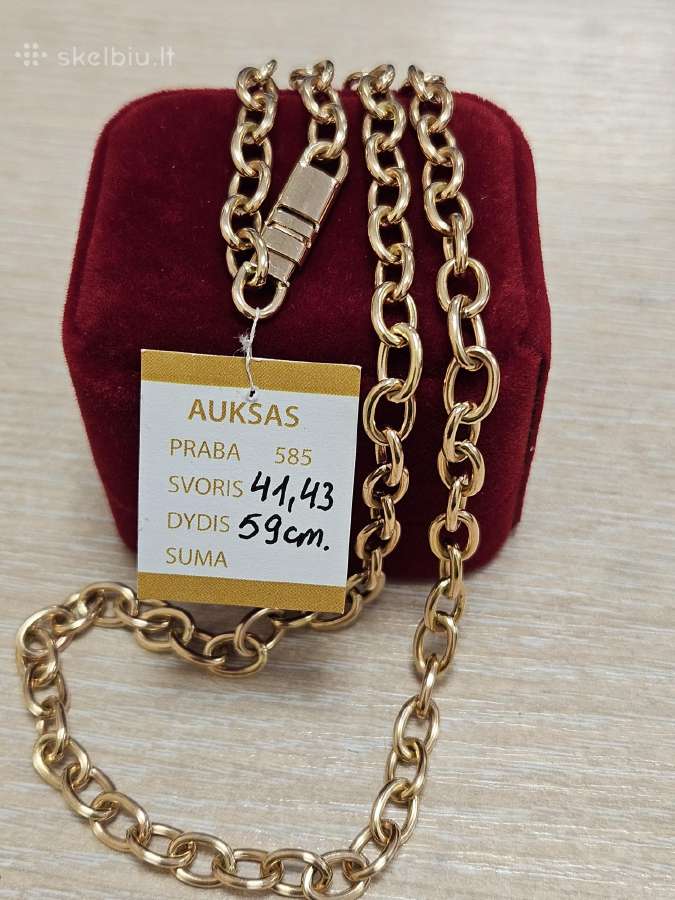 Auksinė grandinėlė - 3935 Eur.