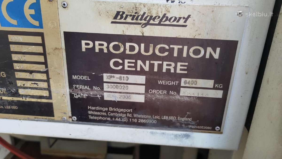 Vertikalus CNC apdirbimo centras