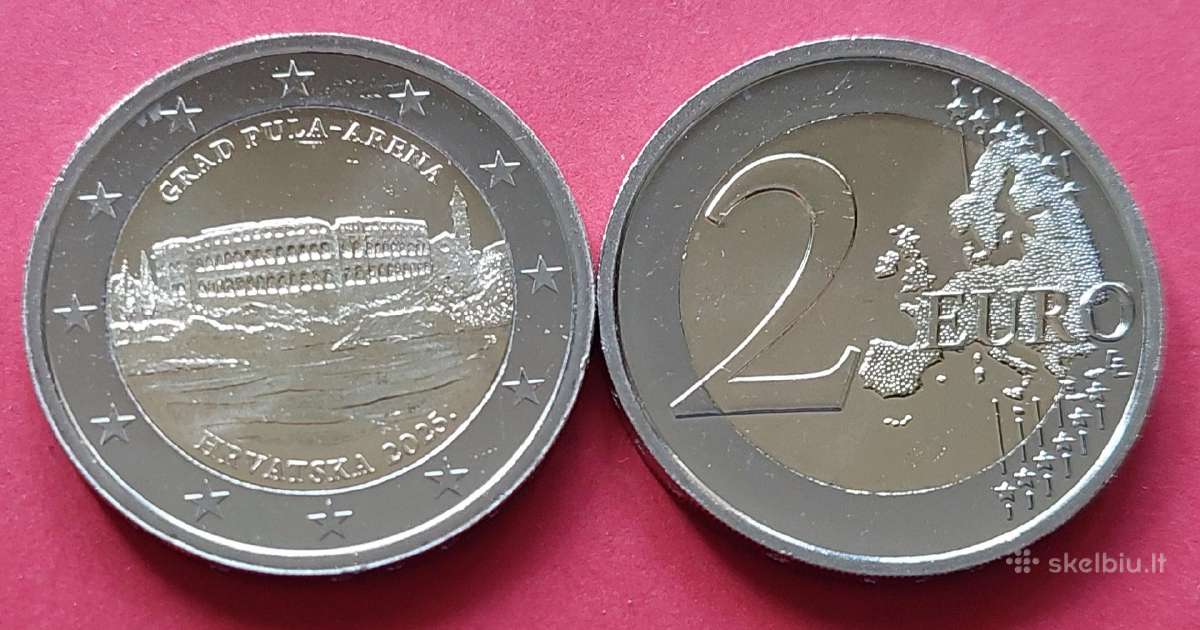 Kroatija 2025 2 € Pula-arena Unc