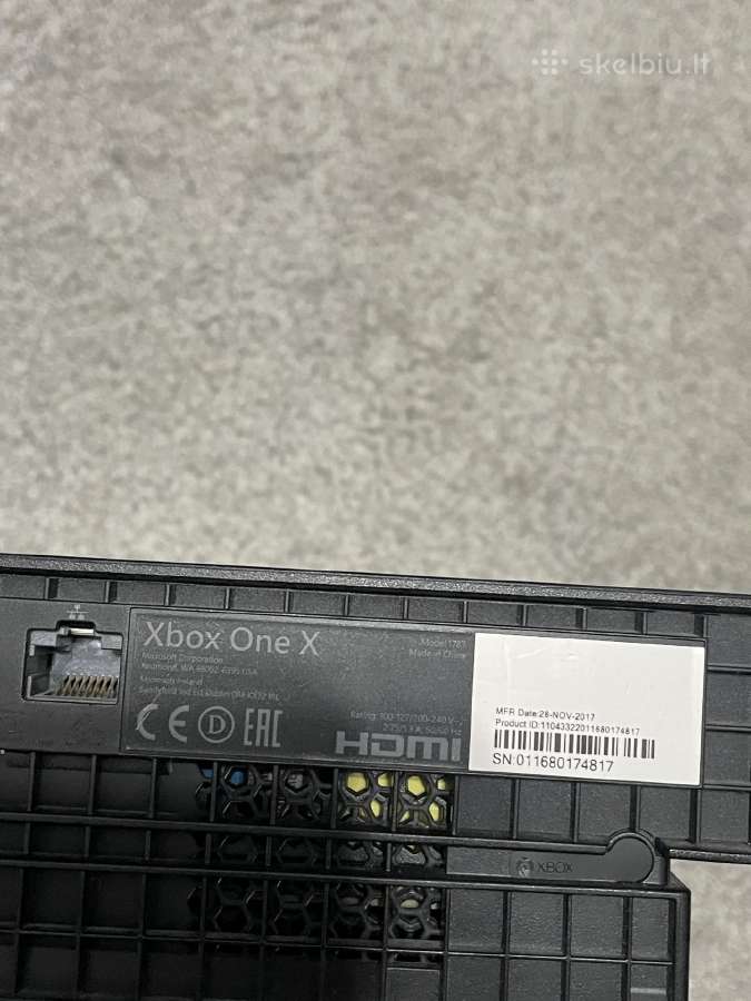 Xbox one X - nuotraukos Nr. 4