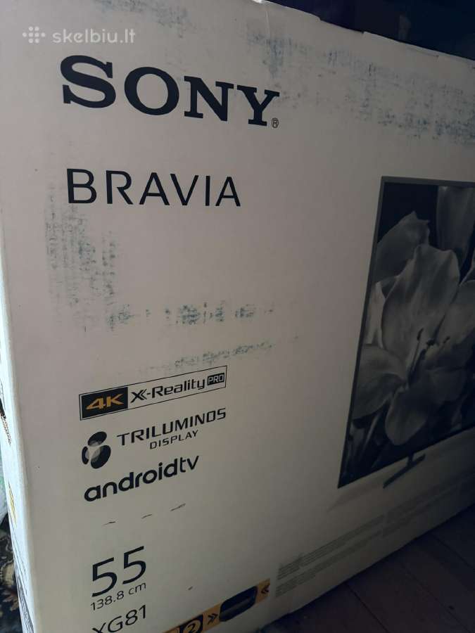 Sony televizorius, 55 colių, 4k