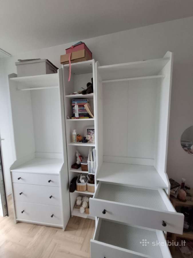 Parduodu dvi baltas atviras Ikėjos spintas - nuotraukos Nr. 2