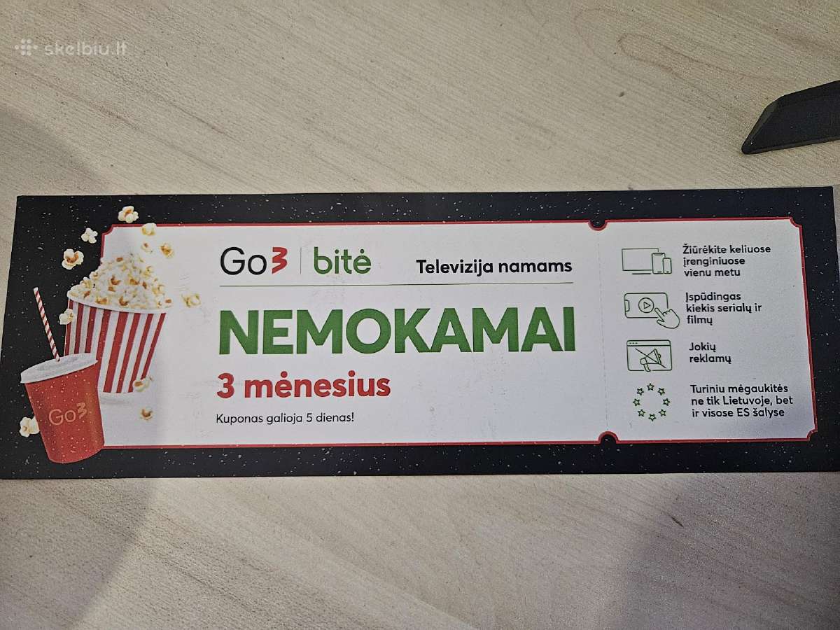 Kuponas Go3/bitė