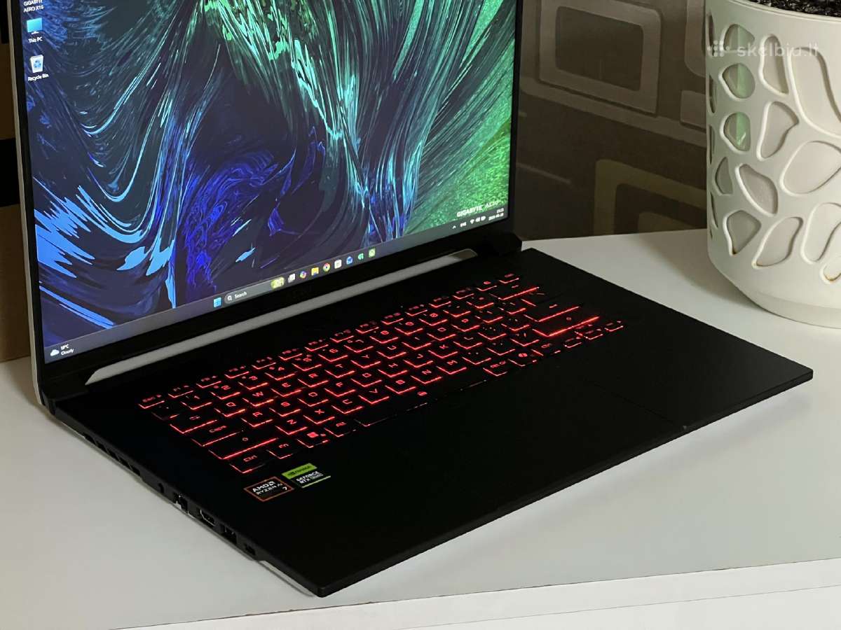 Parduodamas Aero X16 su Rtx 5060, Ryzen 7 Ai, 2k. - nuotraukos Nr. 3