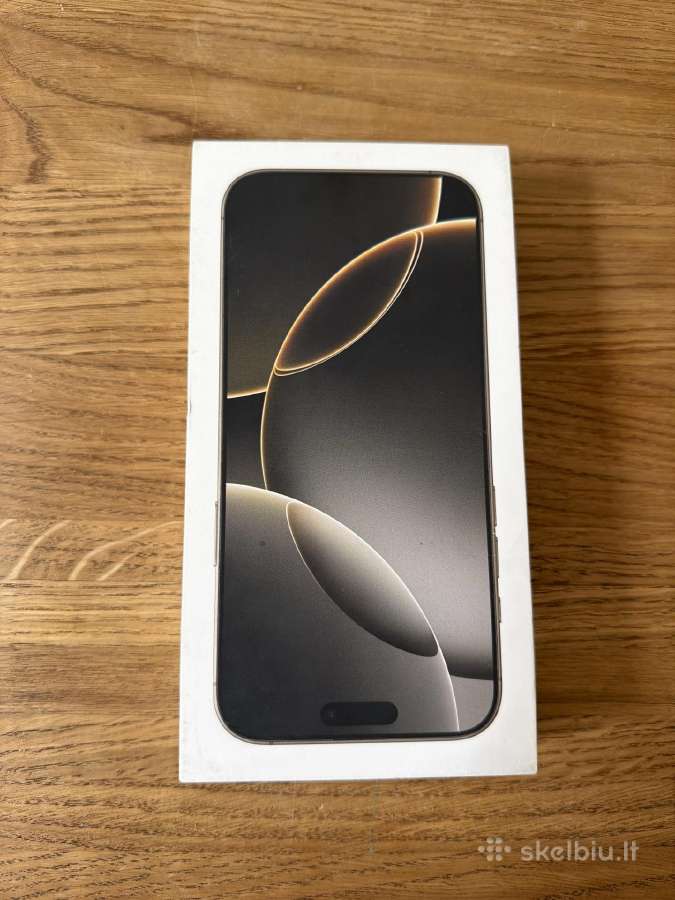 iPhone 16 Pro Max 256 originali dėžė su priedais - nuotraukos Nr. 3