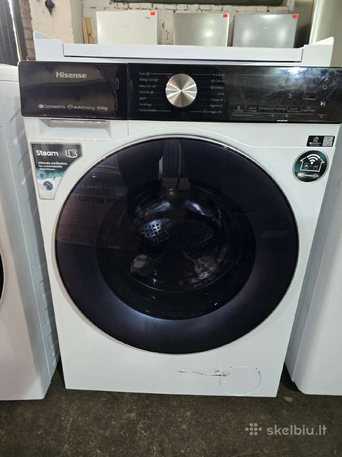Hisense 10,5 kg, 59 cm, 1400 skalbimo mašina