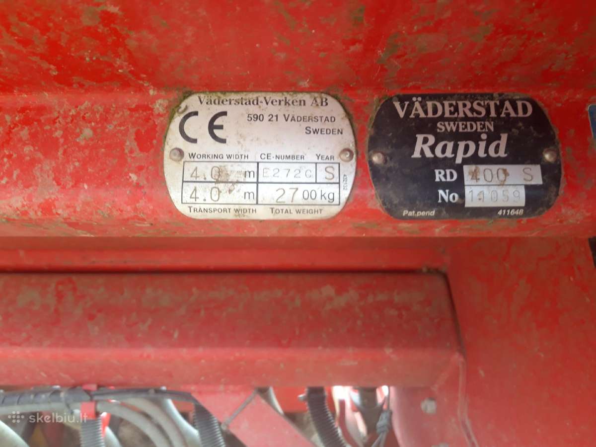 Vaderstad sėjamoji - nuotraukos Nr. 10