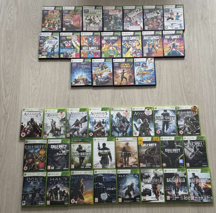 Xbox 360 žaidimai - nuotraukos Nr. 2