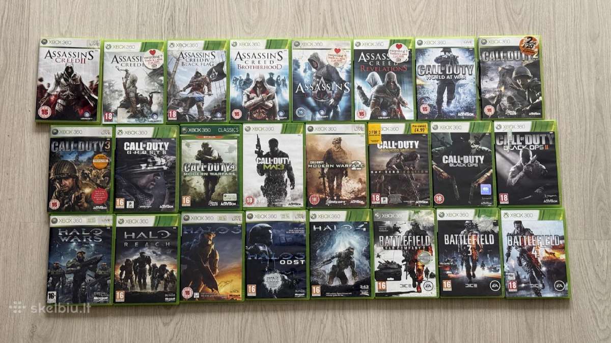 Xbox 360 žaidimai - nuotraukos Nr. 5