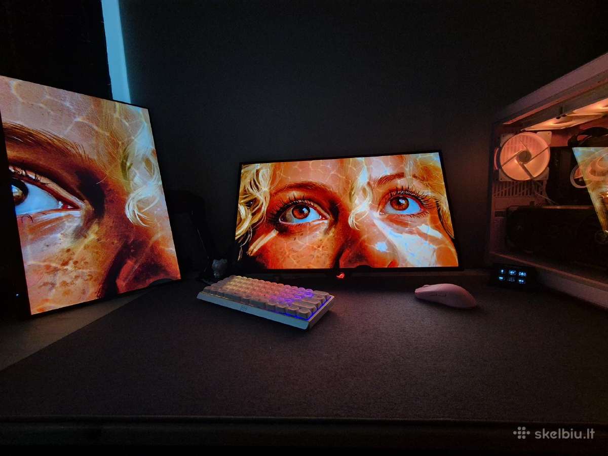 Monitorius Asus Rog strix Xg27aqdmg oled 240hz
