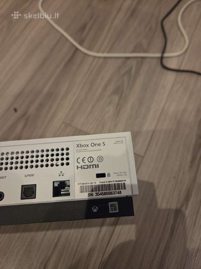 Xbox One S + Priedai - nuotraukos Nr. 3