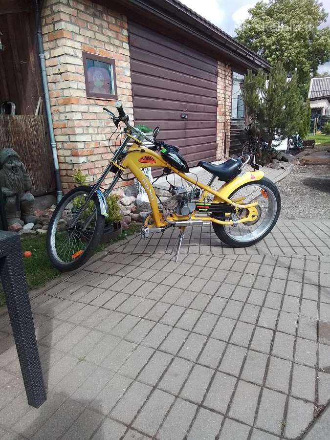 Motorinis dviratis chopper - nuotraukos Nr. 2