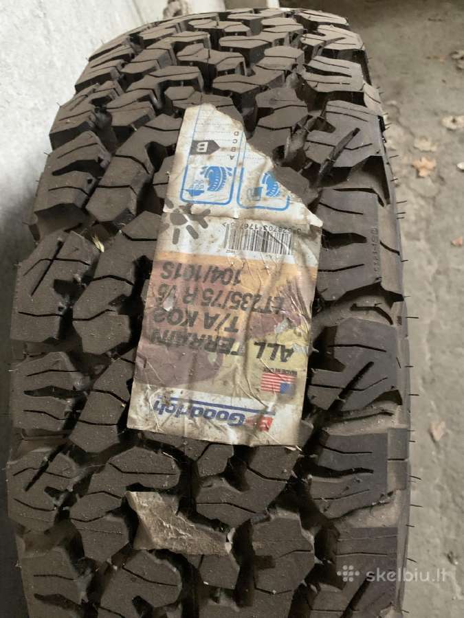 Nauja Bf Goodrich All Terrain 235x75 R15 padanga - nuotraukos Nr. 2