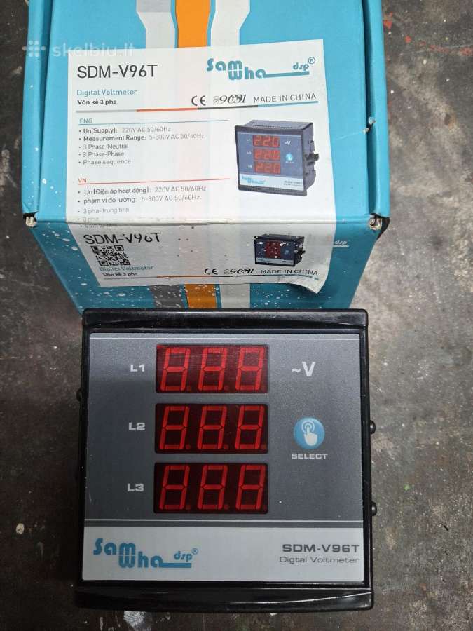 Voltmeter Sdm-v96t - nuotraukos Nr. 2