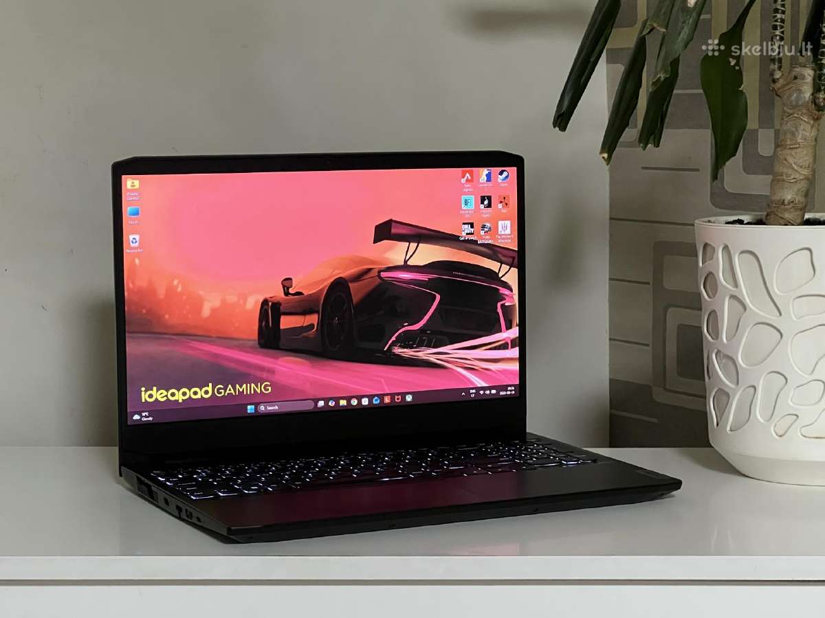 Parduodamas Ideapad Gaming su Rtx 3050, Ryzen 5.
