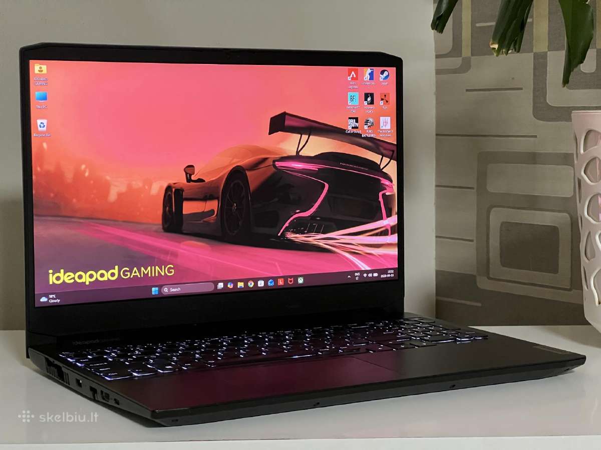 Parduodamas Ideapad Gaming su Rtx 3050, Ryzen 5. - nuotraukos Nr. 2