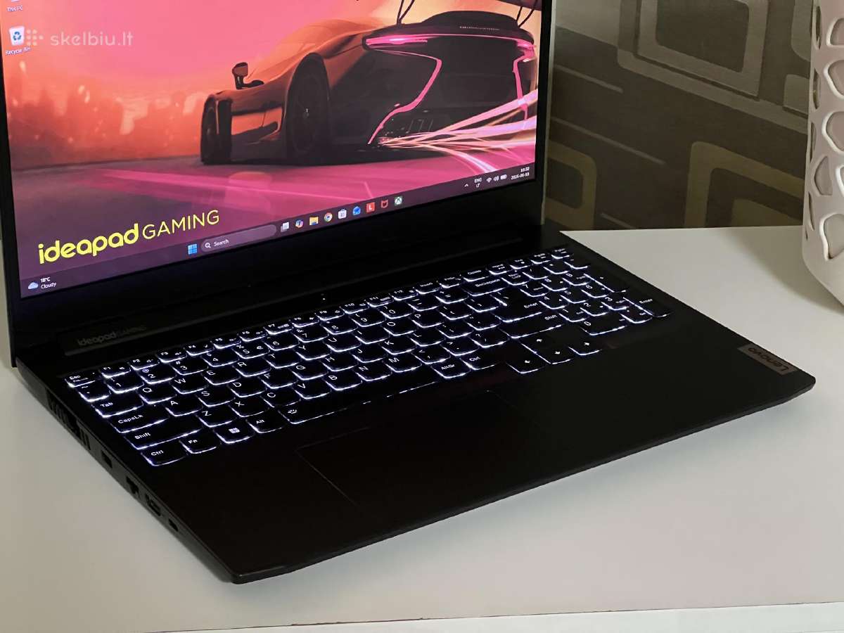 Parduodamas Ideapad Gaming su Rtx 3050, Ryzen 5. - nuotraukos Nr. 3