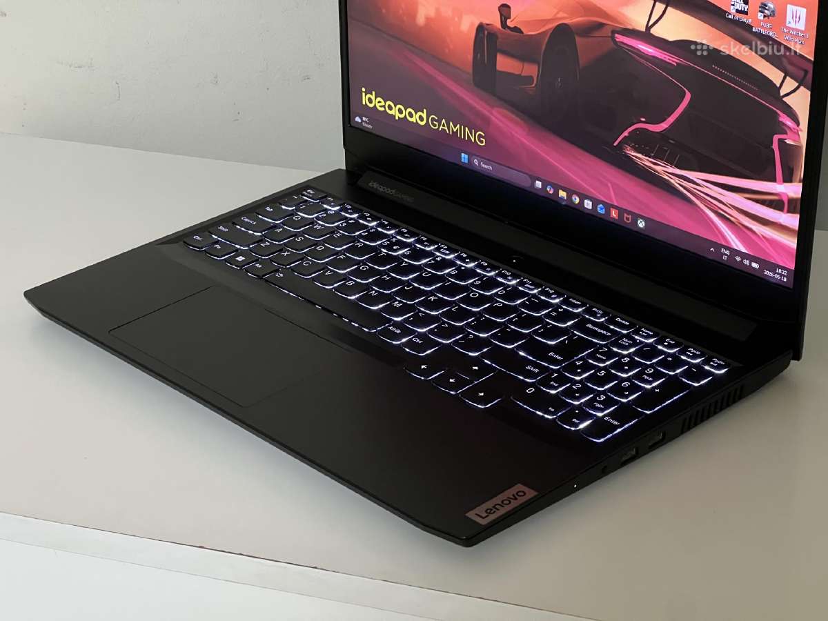 Parduodamas Ideapad Gaming su Rtx 3050, Ryzen 5. - nuotraukos Nr. 4