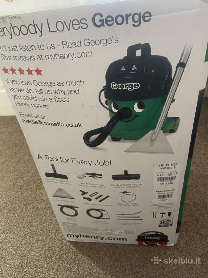 Dulkių siurblys Numatic George Gve370 Green