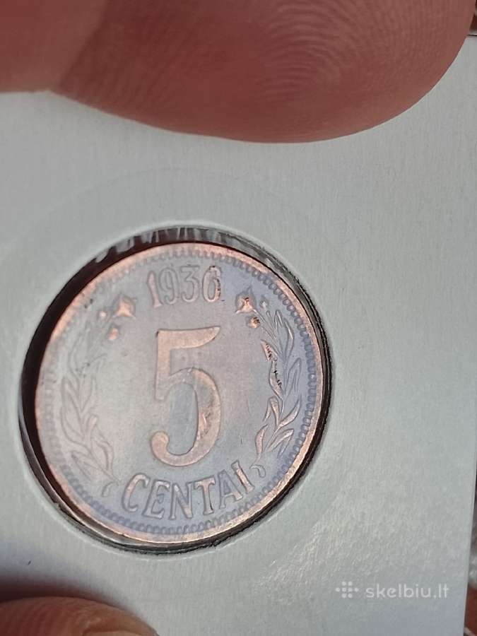 5 centai 1936m.