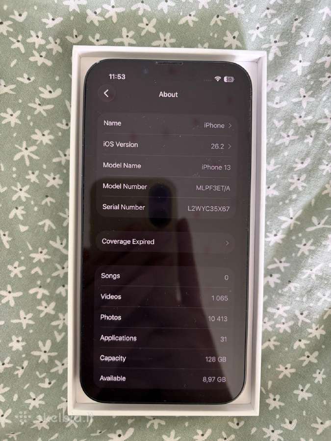 iPhone 13 black 128gb