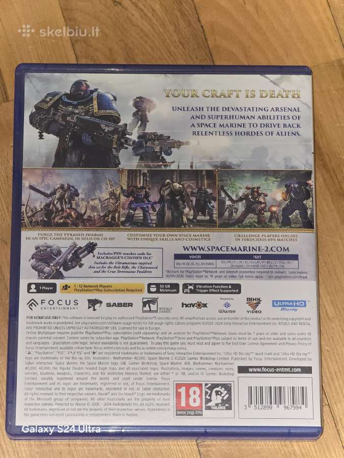 Warhammer space marine 2 playstation 5 žaidima - nuotraukos Nr. 2