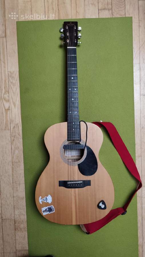 Sigma gitara su Fishman garso ėmikliu ir dėklu