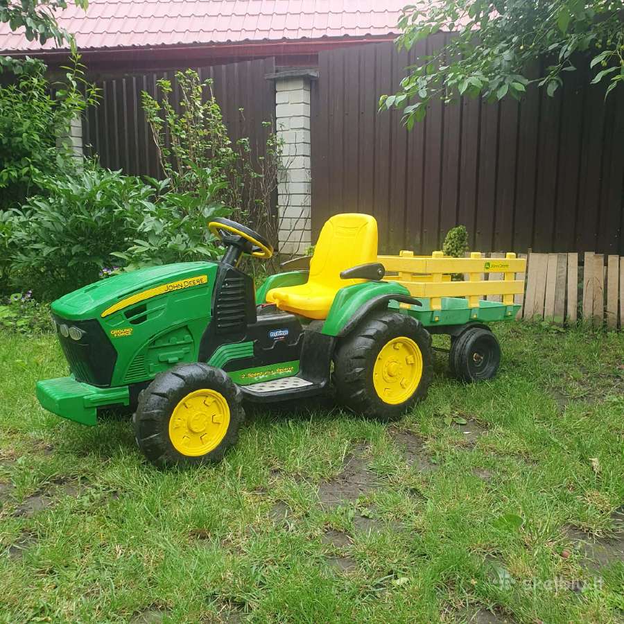 Peg perego traktorius su priekaba